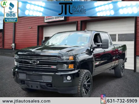Black 2017 Chevrolet Silverado 2500 HD 4WD Crew Cab 153.7 LT for sale in Selden, NY