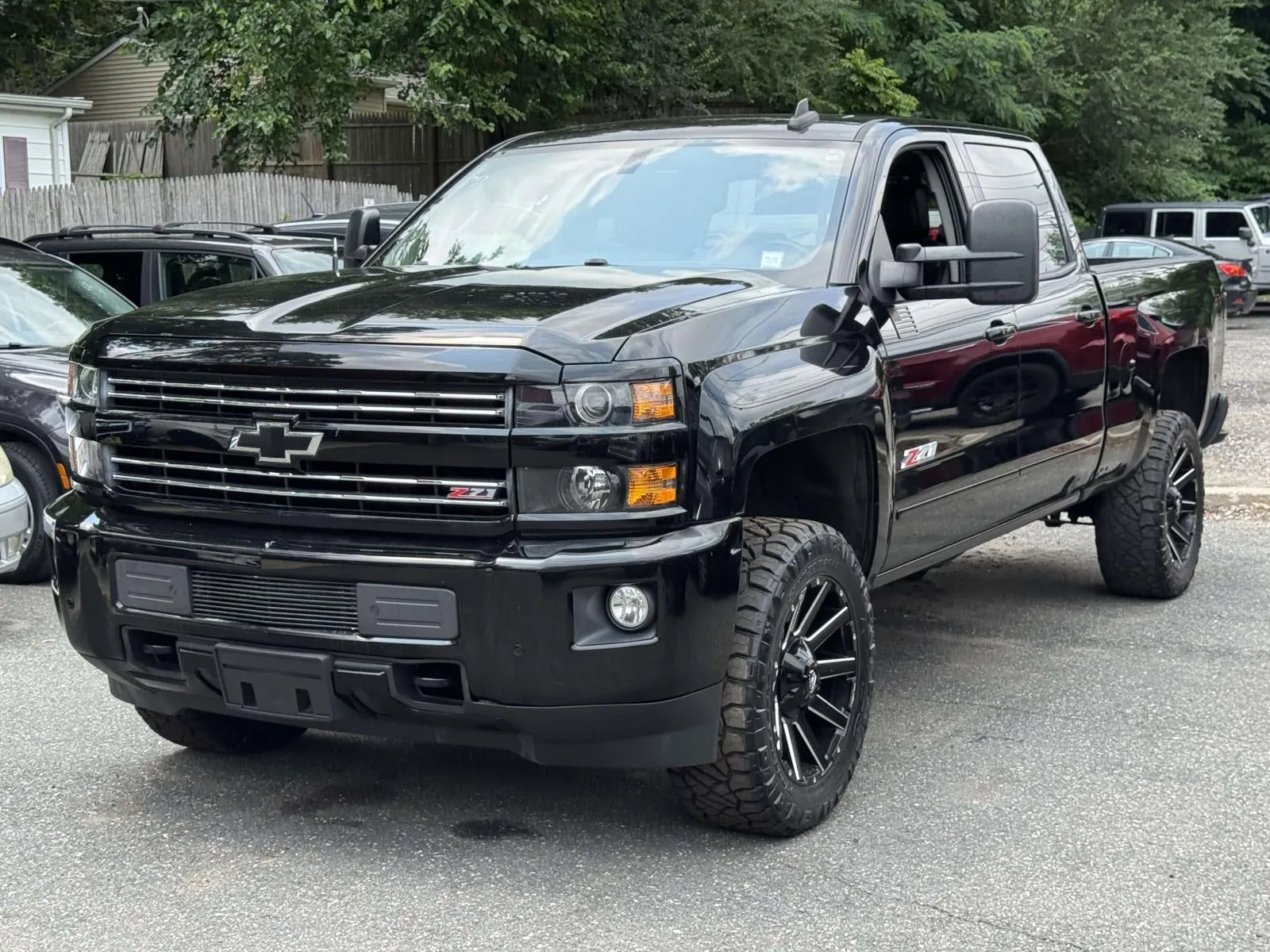 Black 2017 Chevrolet Silverado 2500HD 4WD Crew Cab 153.7 LT for sale in Selden, NY