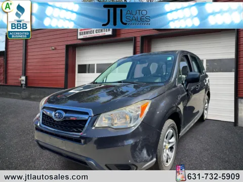Black 2014 Subaru Forester 4dr Auto 2.5i PZEV for sale in Selden, NY