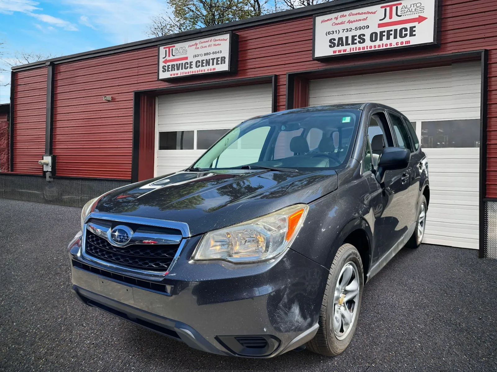 Black 2014 Subaru Forester 4dr Auto 2.5i PZEV for sale in Selden, NY