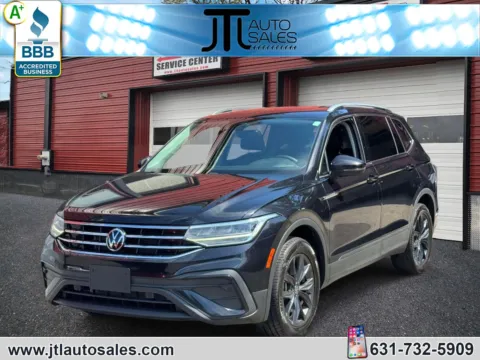 Black 2022 Volkswagen Tiguan 2.0T SE 4MOTION for sale in Selden, NY