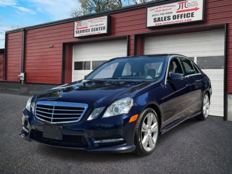 Blue 2013 Mercedes-Benz E-Class E350 4MATIC Luxury Sedan for sale in Selden, NY
