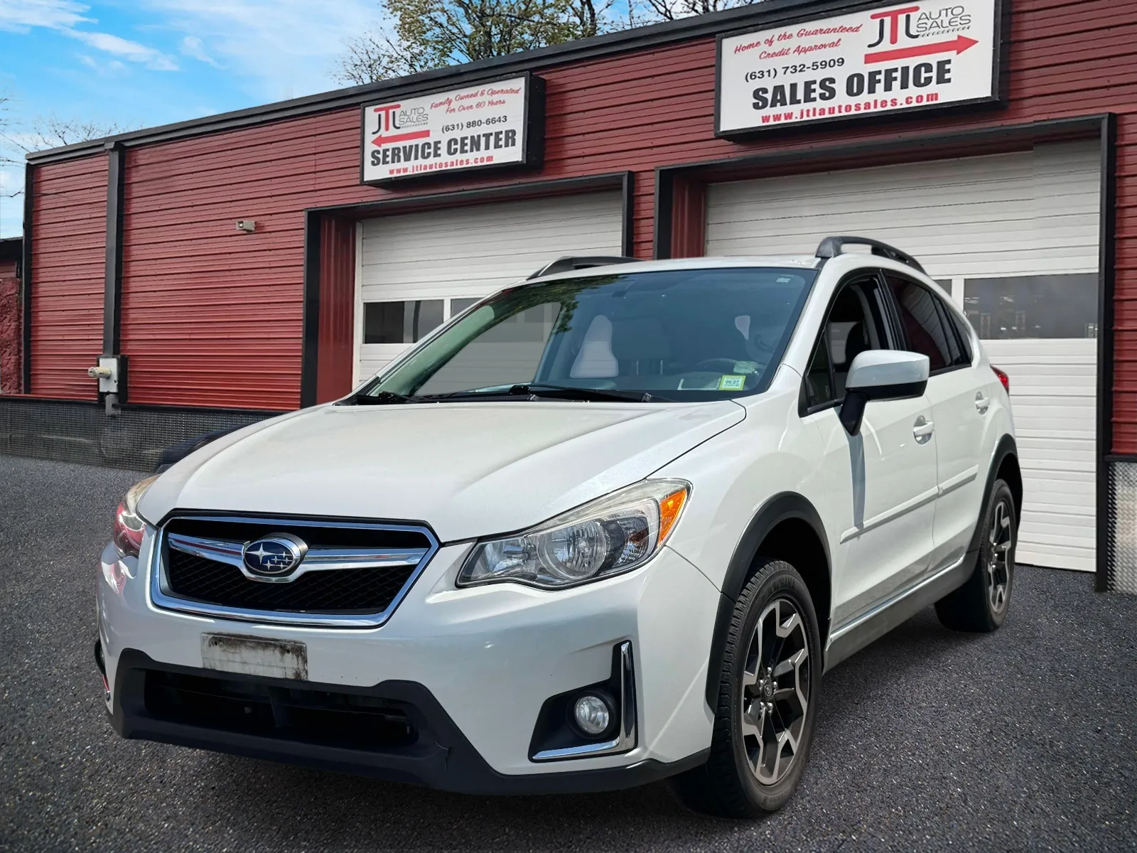 White 2017 Subaru Crosstrek 2.0i Premium CVT for sale in Selden, NY