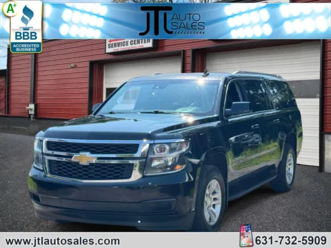 Black 2017 Chevrolet Suburban 4WD 4dr 1500 LT for sale in Selden, NY