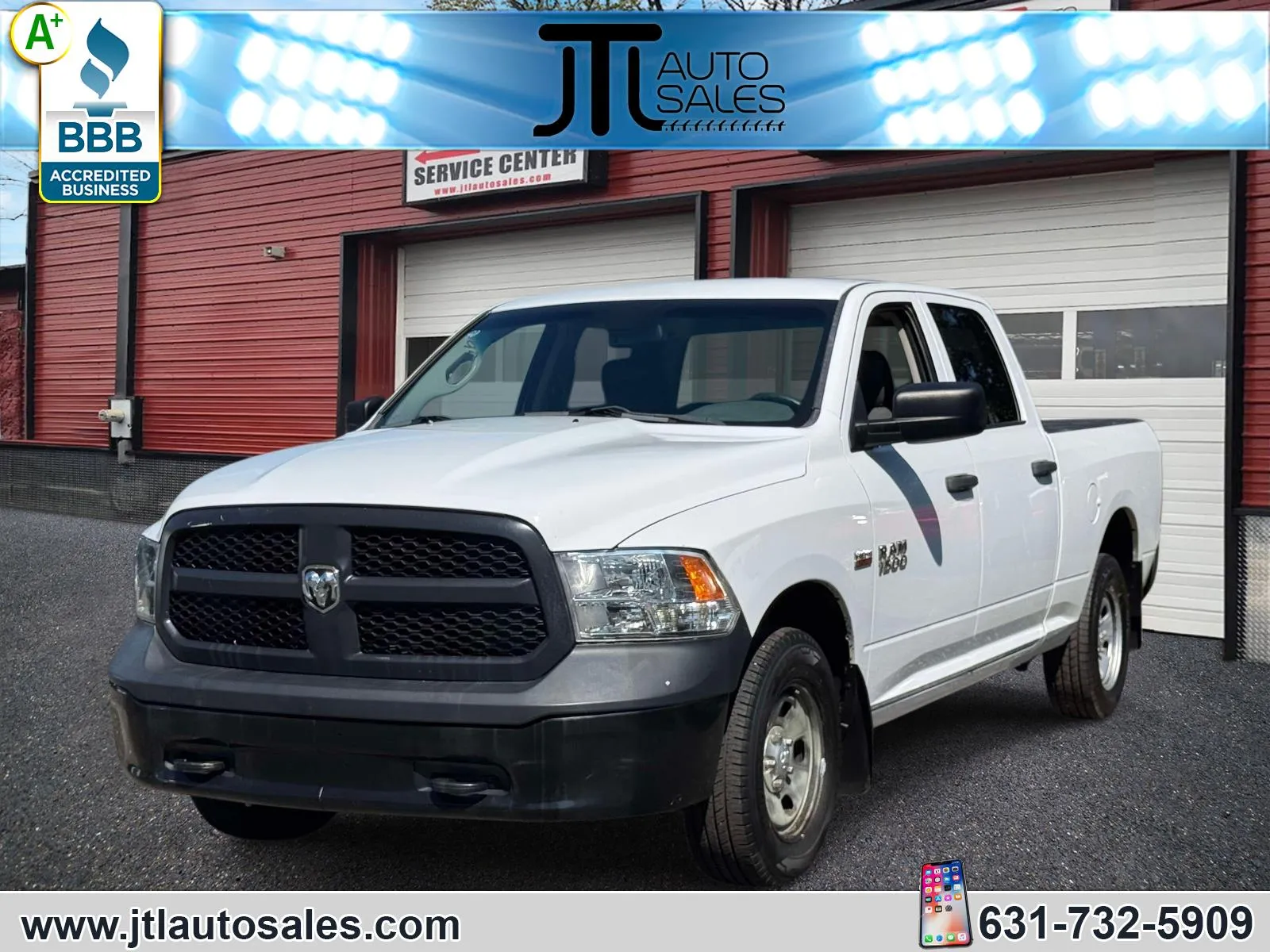 White 2016 Ram 1500 4WD Crew Cab 149 Tradesman for sale in Selden, NY