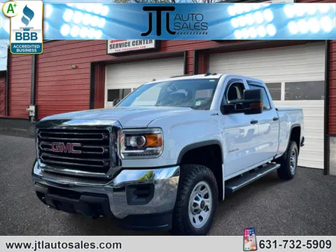 White 2017 GMC Sierra 2500 HD 4WD Crew Cab 153.7 for sale in Selden, NY
