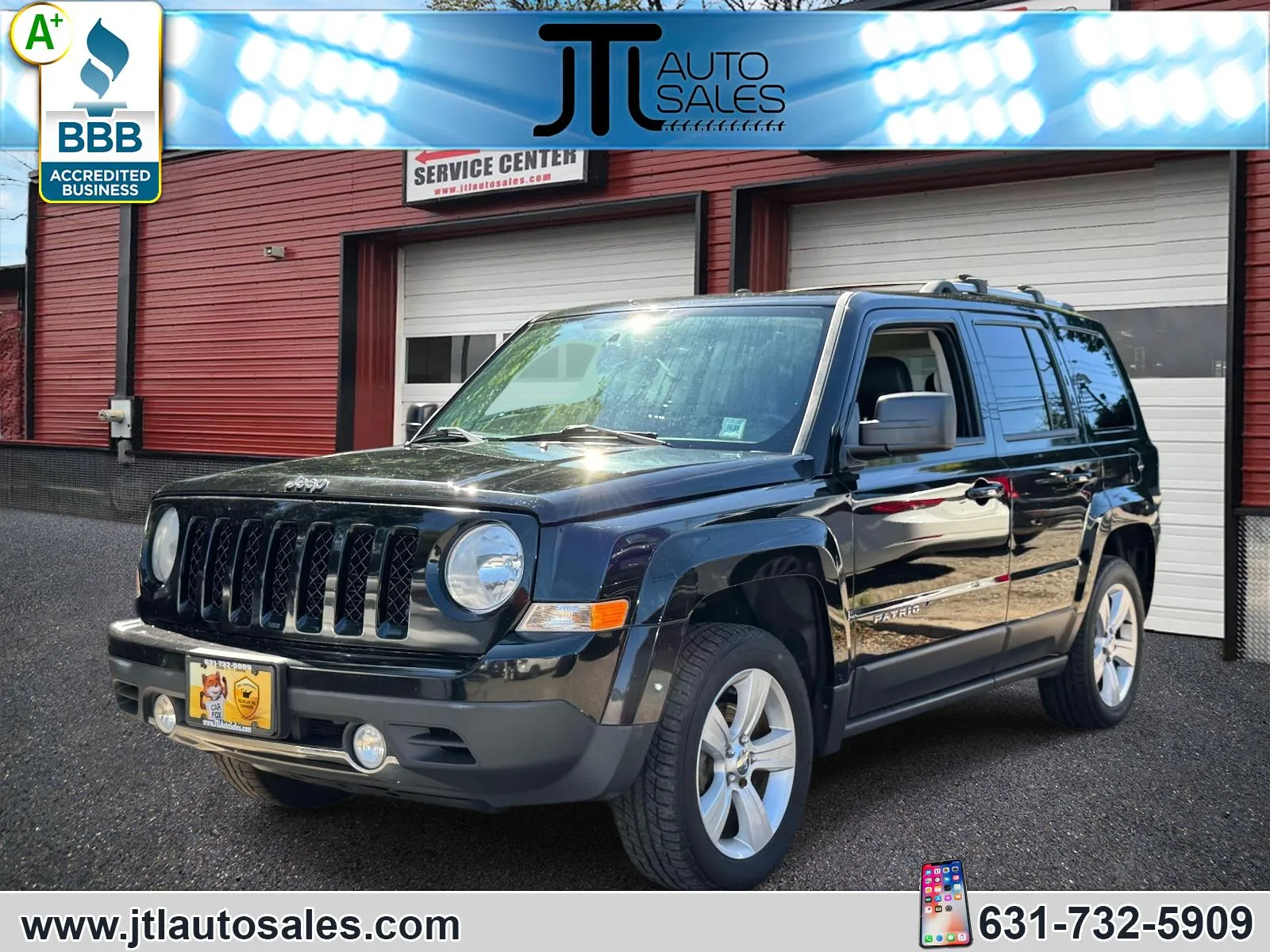 Black 2014 Jeep Patriot 4WD 4dr Limited for sale in Selden, NY
