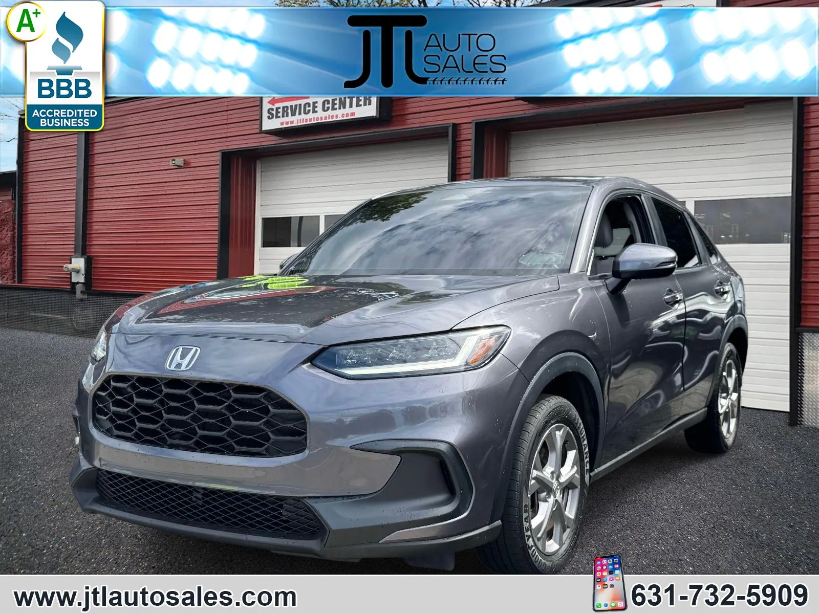 Gray 2023 Honda HR-V LX AWD CVT for sale in Selden, NY