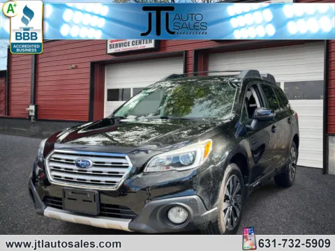 Black 2015 Subaru Outback 4dr Wgn 2.5i Limited PZEV for sale in Selden, NY