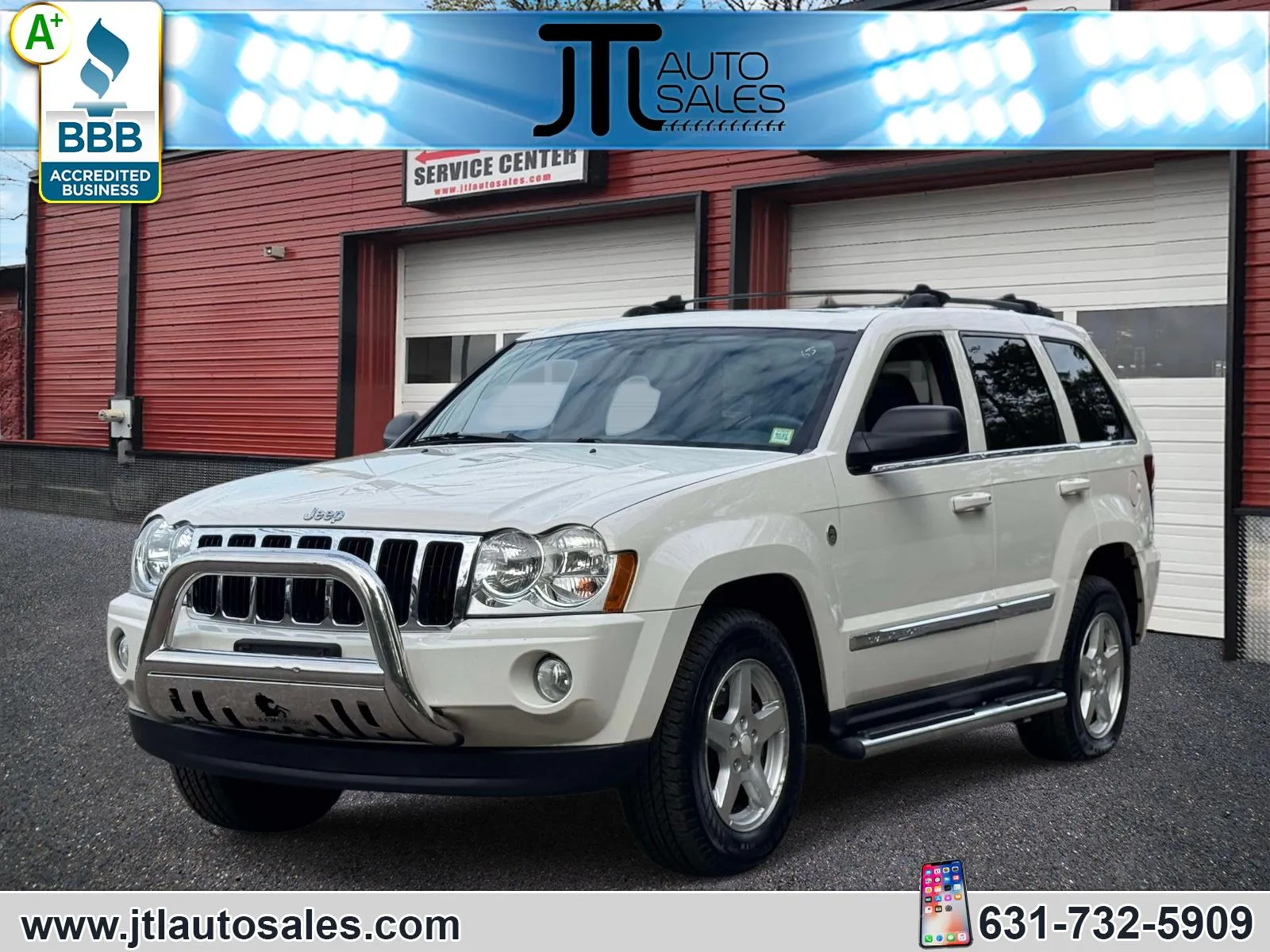 White 2006 Jeep Grand Cherokee 4dr Limited 4WD for sale in Selden, NY