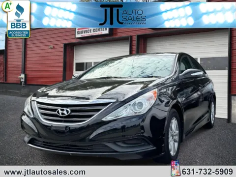 Black 2014 Hyundai Sonata 4dr Sdn 2.4L Auto GLS for sale in Selden, NY