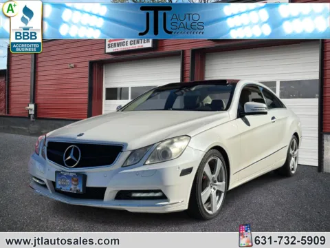 White 2013 Mercedes-Benz E-Class E350 4MATIC Coupe for sale in Selden, NY