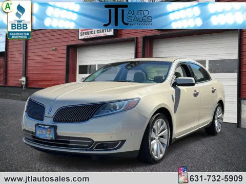 Beige 2015 LINCOLN MKS 4dr Sdn 3.7L AWD for sale in Selden, NY