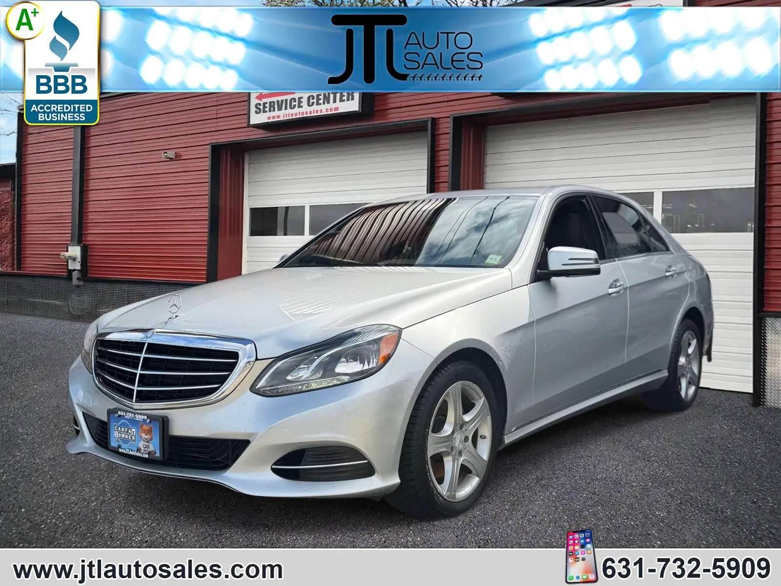 Silver 2014 Mercedes-Benz E-Class 4dr Sdn E 350 Luxury 4MATIC for sale in Selden, NY