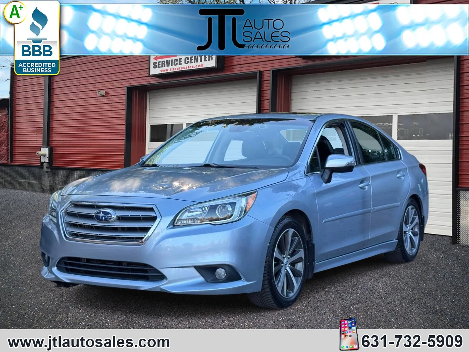 Silver 2017 Subaru Legacy 2.5i Limited for sale in Selden, NY