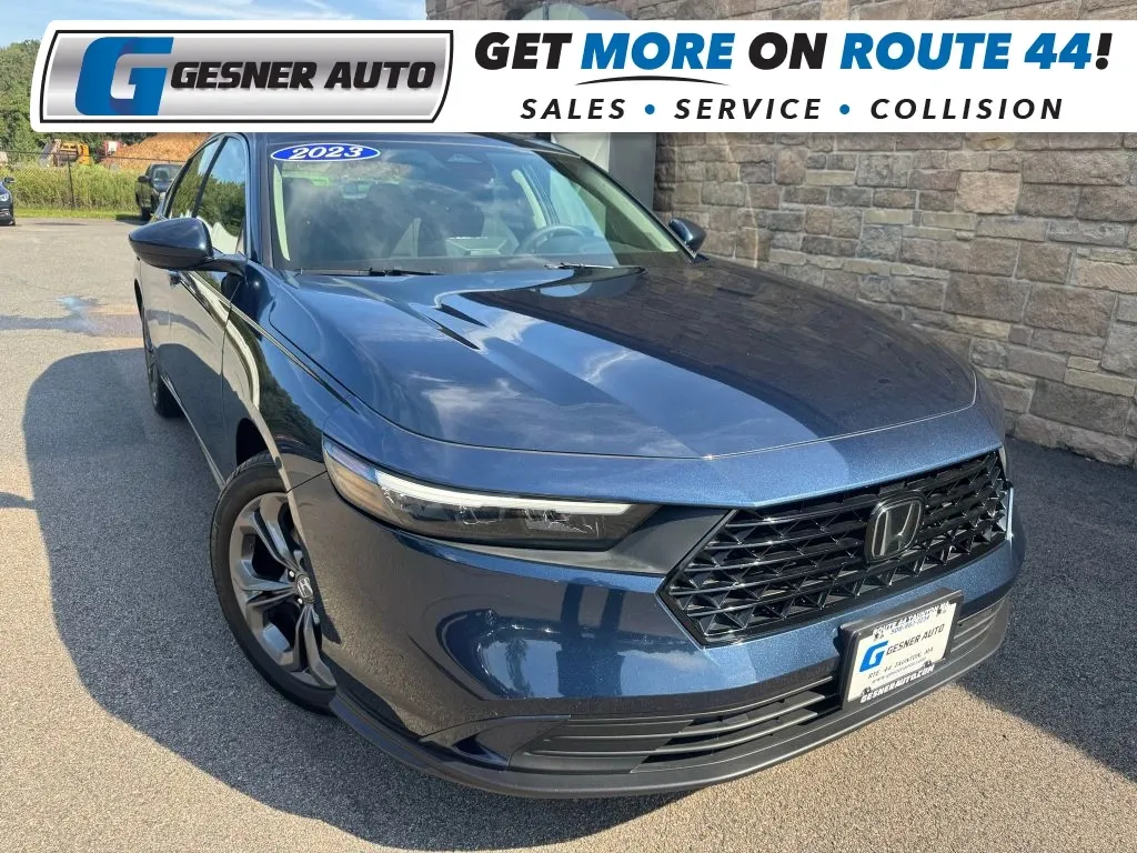 Blue 2023 Honda Accord EX Sedan 4D for sale in Taunton, MA