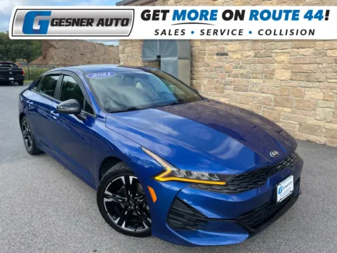 Blue 2021 Kia K5 GT-Line Sedan 4D for sale in Taunton, MA