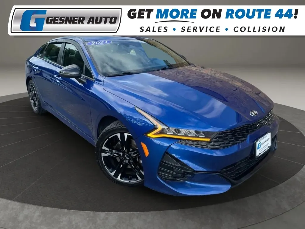 Blue 2021 Kia K5 GT-Line Sedan 4D for sale in Taunton, MA