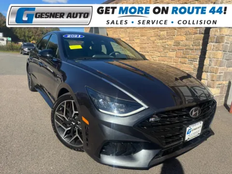 Gray 2021 Hyundai Sonata N-Line Sedan 4D for sale in Taunton, MA