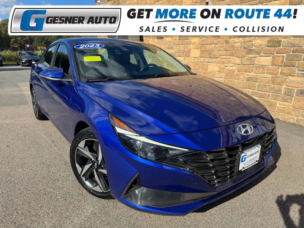 Blue 2023 Hyundai Elantra Limited Sedan 4D for sale in Taunton, MA