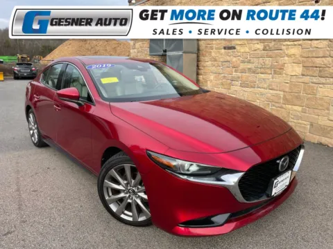 Red 2019 MAZDA MAZDA3 Premium Sedan 4D for sale in Taunton, MA