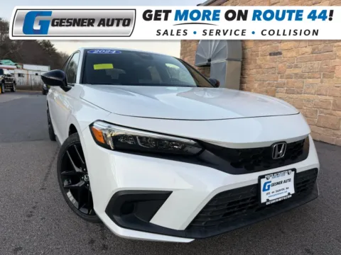 White 2024 Honda Civic Sport Hatchback 4D for sale in Taunton, MA