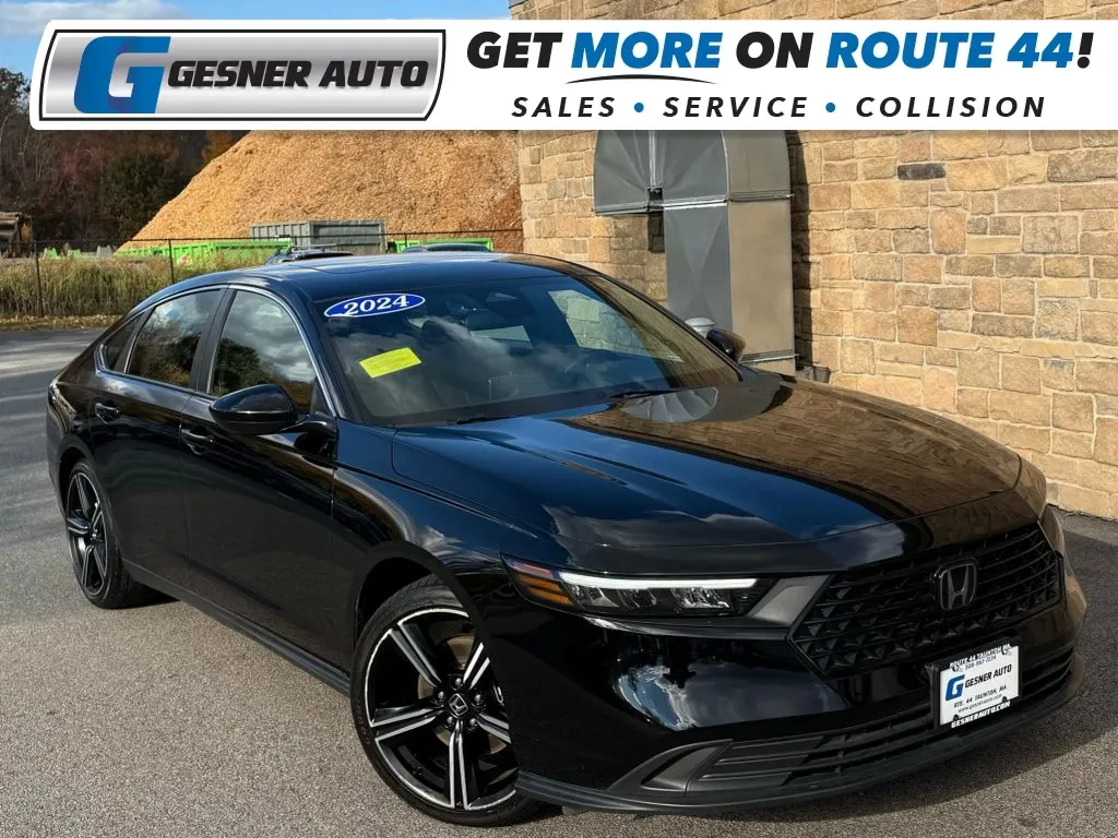 Black 2024 Honda Accord Hybrid Sport Sedan 4D for sale in Taunton, MA