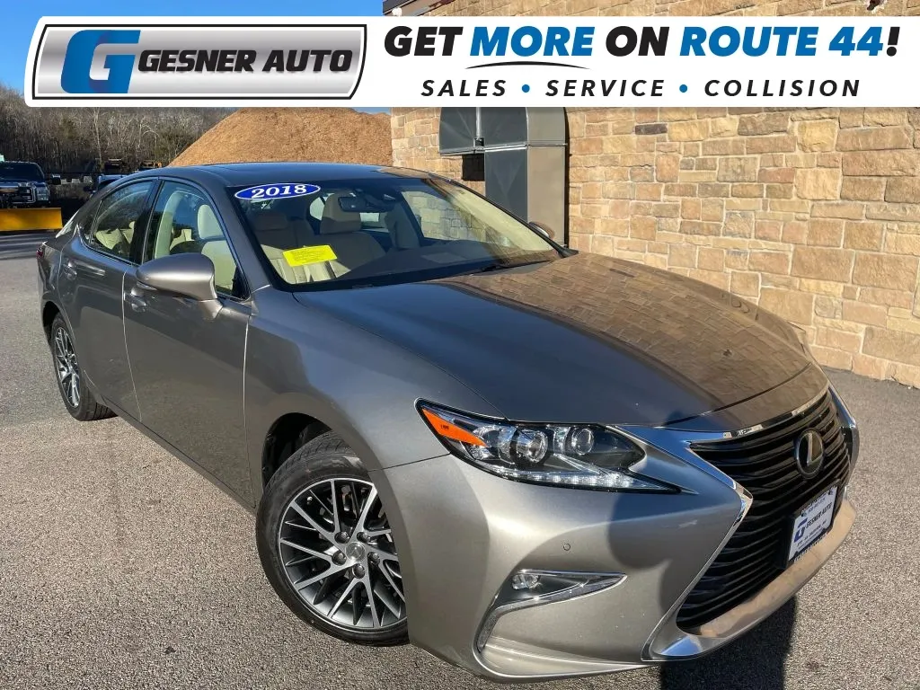 Silver 2018 Lexus ES 350 Sedan 4D for sale in Taunton, MA