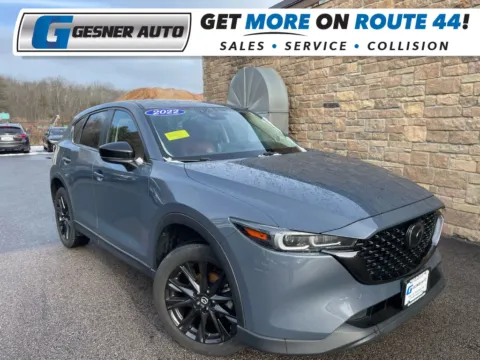 Gray 2022 MAZDA CX-5 2.5 S Carbon Edition Sport Utility 4D for sale in Taunton, MA