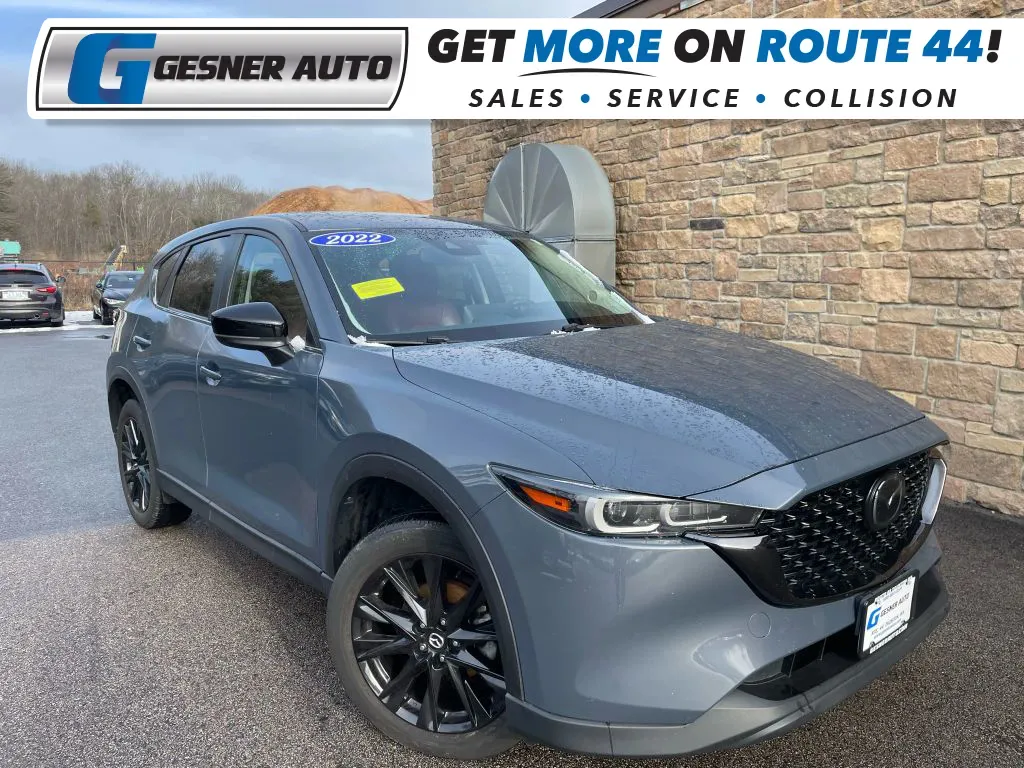 Gray 2022 MAZDA CX-5 2.5 S Carbon Edition Sport Utility 4D for sale in Taunton, MA
