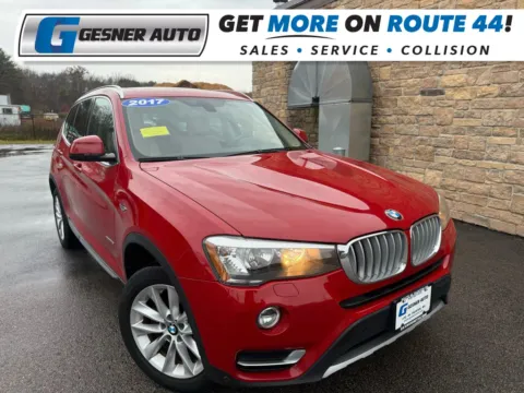 Red 2017 BMW X3 xDrive28i Sport Utility 4D for sale in Taunton, MA
