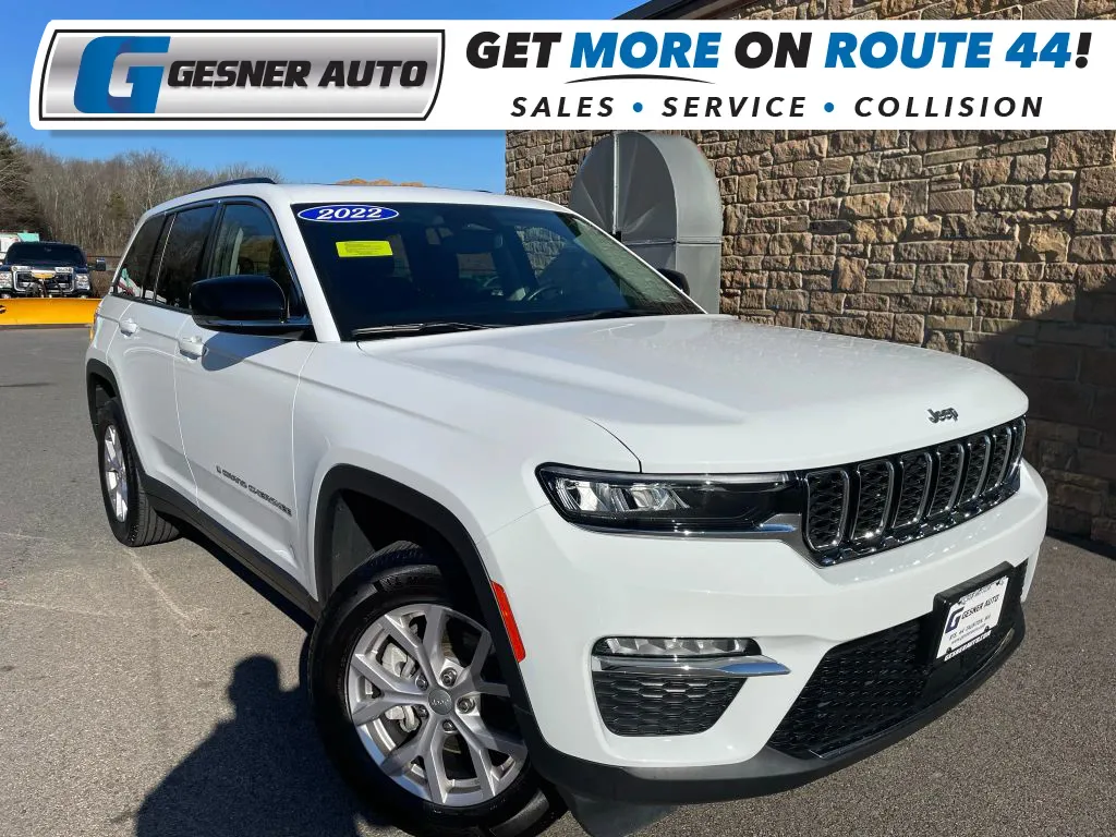 White 2022 Jeep Grand Cherokee All New Limited Sport Utility 4D for sale in Taunton, MA