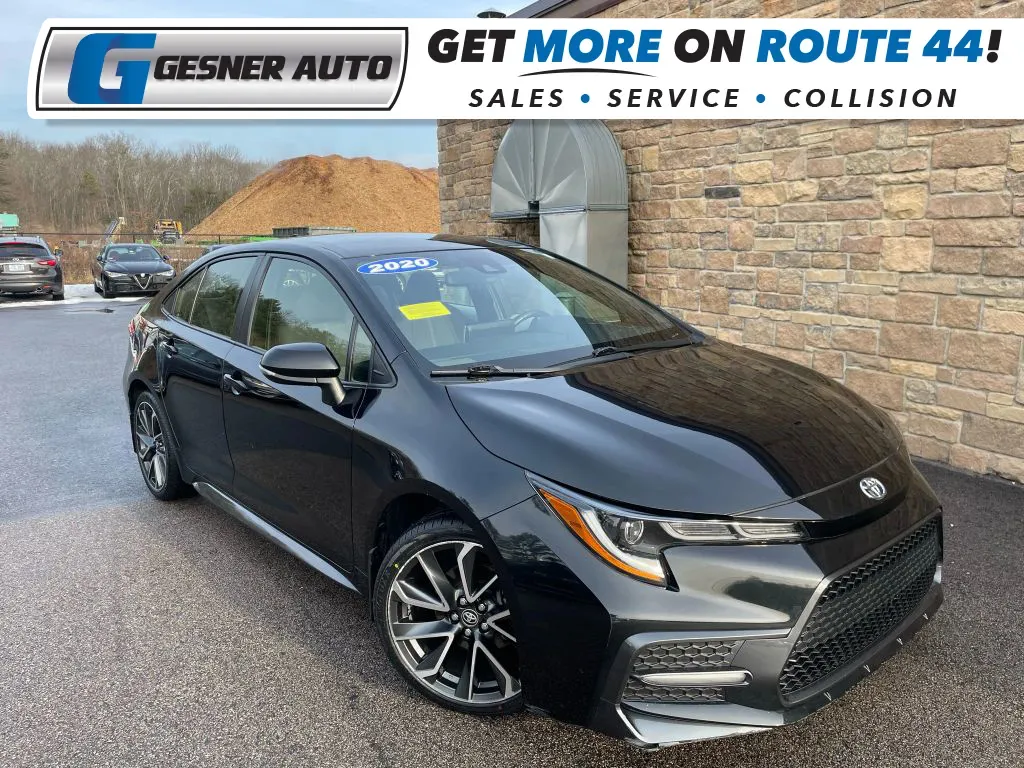 Black 2020 Toyota Corolla SE Sedan 4D for sale in Taunton, MA