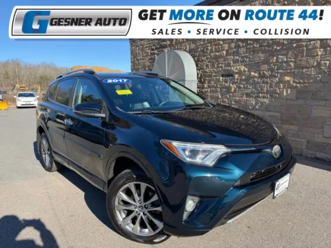 Black 2017 Toyota RAV4 Platinum Sport Utility 4D for sale in Taunton, MA