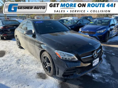 Black 2019 Mercedes-Benz C-Class C 300 4MATIC Sedan 4D for sale in Taunton, MA