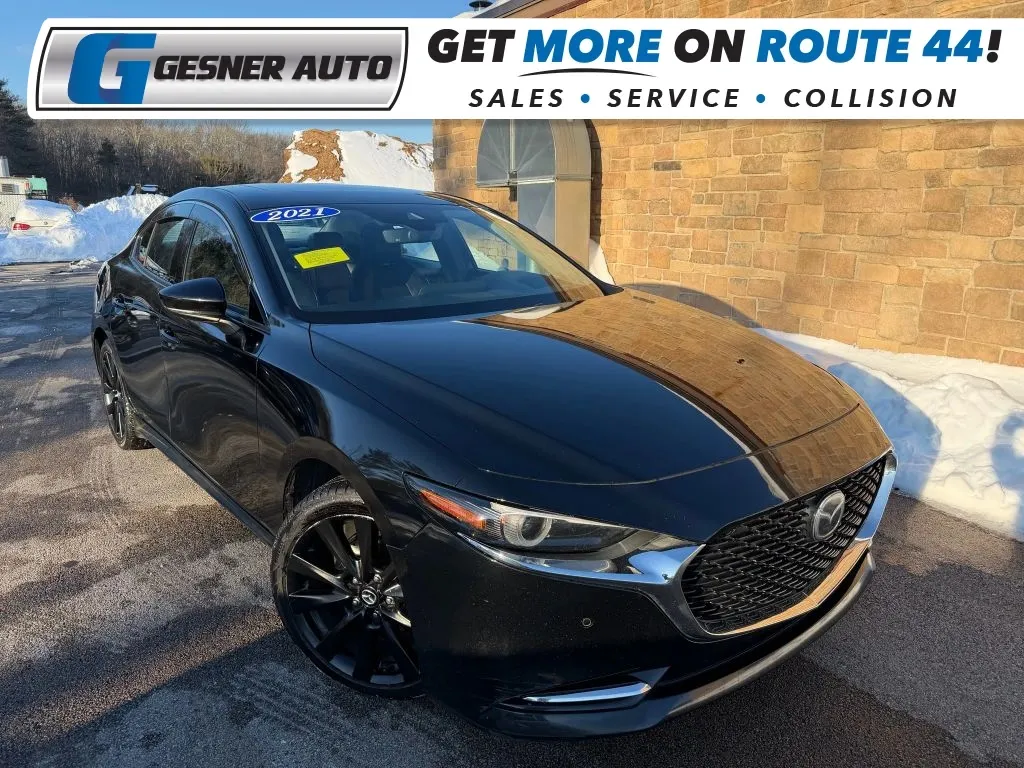 Gray 2021 MAZDA MAZDA3 Premium Plus Sedan 4D for sale in Taunton, MA