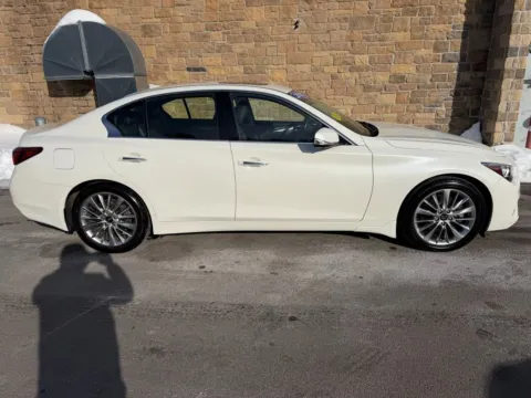 Photos of 2021 INFINITI Q50 LUXE Sedan 4D for sale in Taunton, MA at Gesner Auto