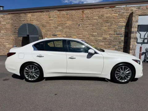 Another view of 2021 INFINITI Q50 LUXE Sedan 4D for sale in Taunton, MA at Gesner Auto