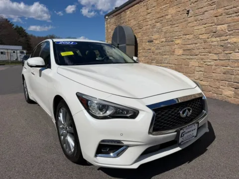 Photos of 2021 INFINITI Q50 LUXE Sedan 4D for sale in Taunton, MA at Gesner Auto