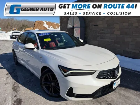 White 2023 Acura Integra 1.5T w/A-Spec Pkg Hatchback Sedan 4D for sale in Taunton, MA