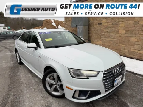 White 2019 Audi A4 Premium Sedan 4D for sale in Taunton, MA