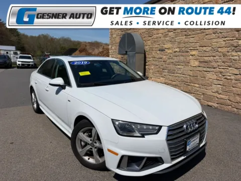White 2019 Audi A4 Premium Sedan 4D for sale in Taunton, MA