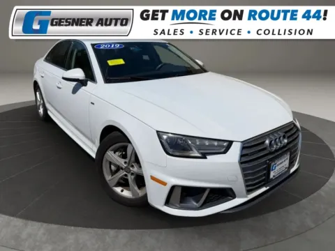 White 2019 Audi A4 Premium Sedan 4D for sale in Taunton, MA