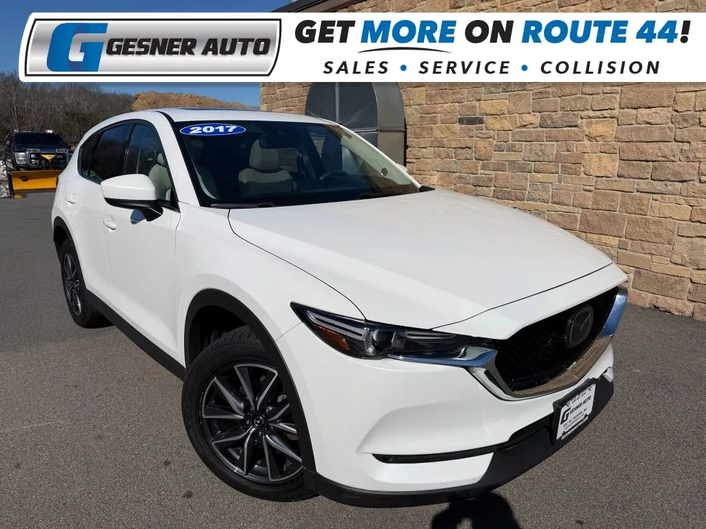 White 2017 MAZDA CX-5 Grand Touring Sport Utility 4D for sale in Taunton, MA