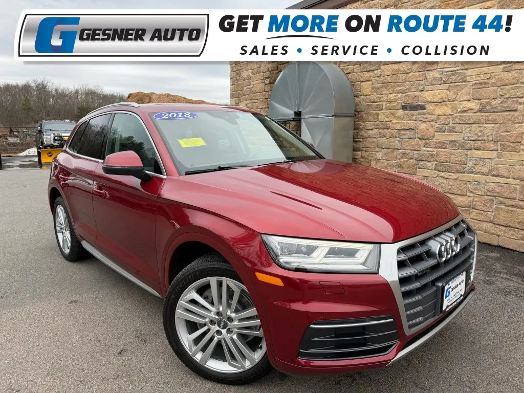 Red 2018 Audi Q5 Premium Plus Sport Utility 4D for sale in Taunton, MA