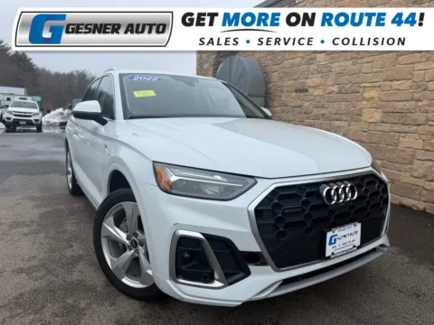 White 2022 Audi Q5 45 TFSI S line Premium Plus Sport Utility 4D for sale in Taunton, MA