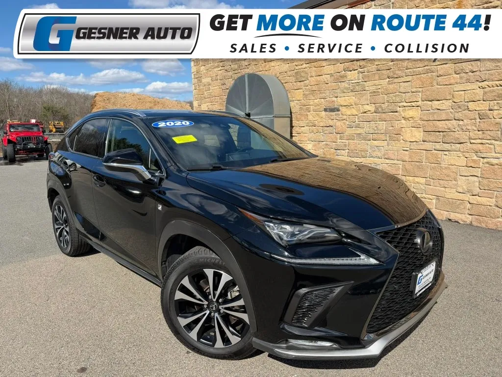 Black 2020 Lexus NX 300 F SPORT SUV 4D for sale in Taunton, MA