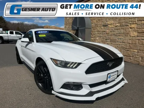 White 2017 Ford Mustang EcoBoost Premium Coupe 2D for sale in Taunton, MA