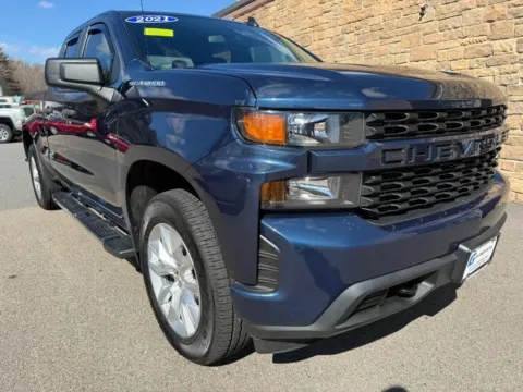 Photos of 2021 Chevrolet Silverado 1500 Double Cab Custom Pickup 4D 6 1/2 ft for sale in Taunton, MA at Gesner Auto