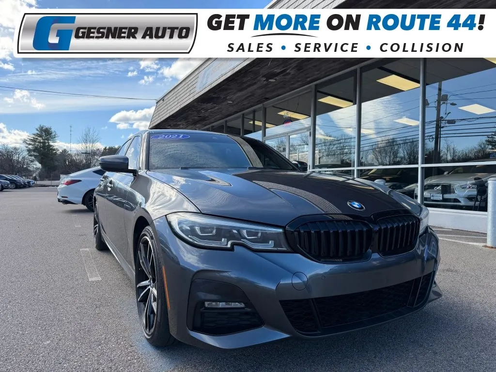 Gray 2021 BMW 3 Series 330i xDrive Sedan 4D for sale in Taunton, MA